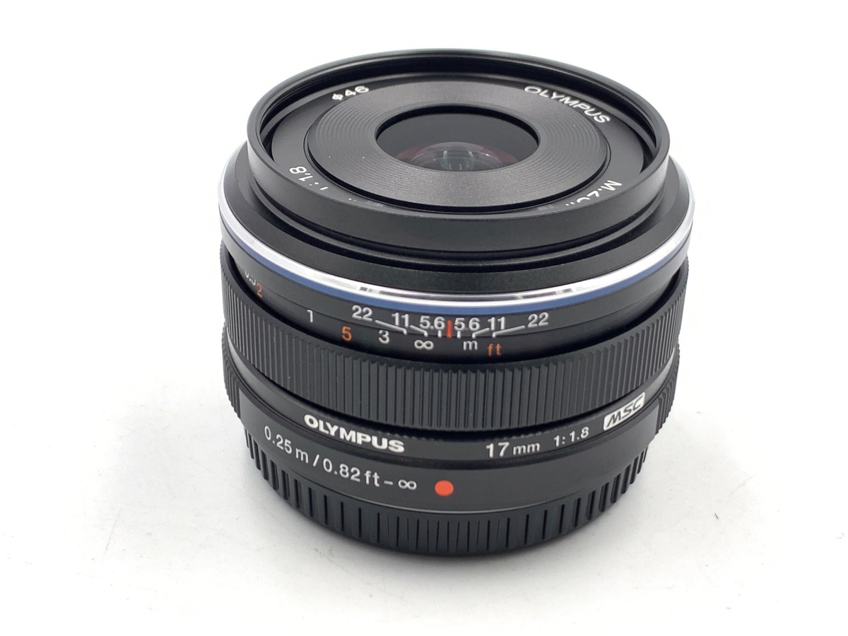 M.ZUIKO DIGITAL 17mm / F1.8 純正メタルフード付 中古 オリンパス M.ZUIKO DIGITAL 17mm F1.8 レビュー。外観チェック