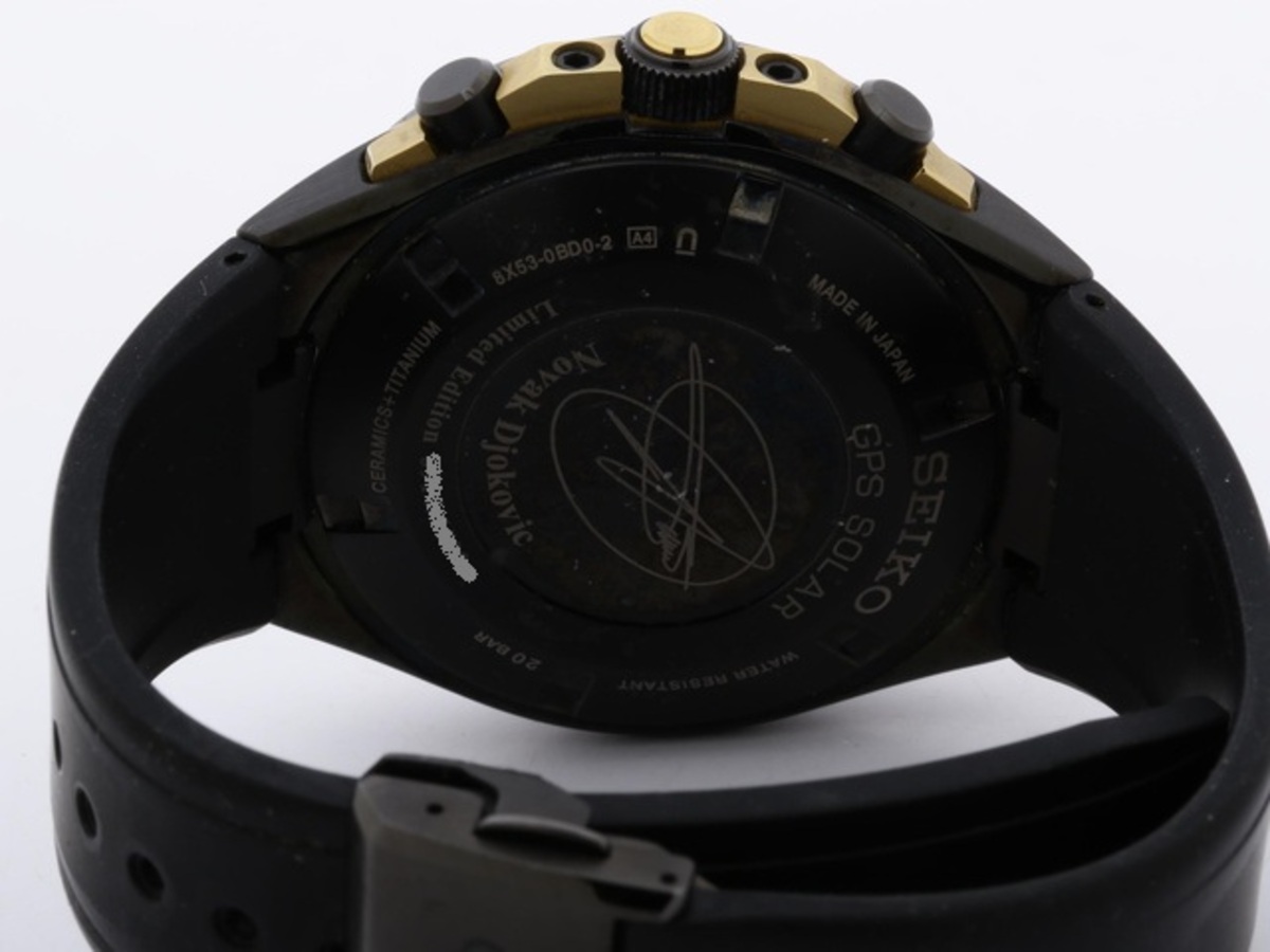 セイコー アストロン ブラック SBXB174/8X53-0BD0-2 チタン ノバク・ジョコビッチコラボ 1500本限定