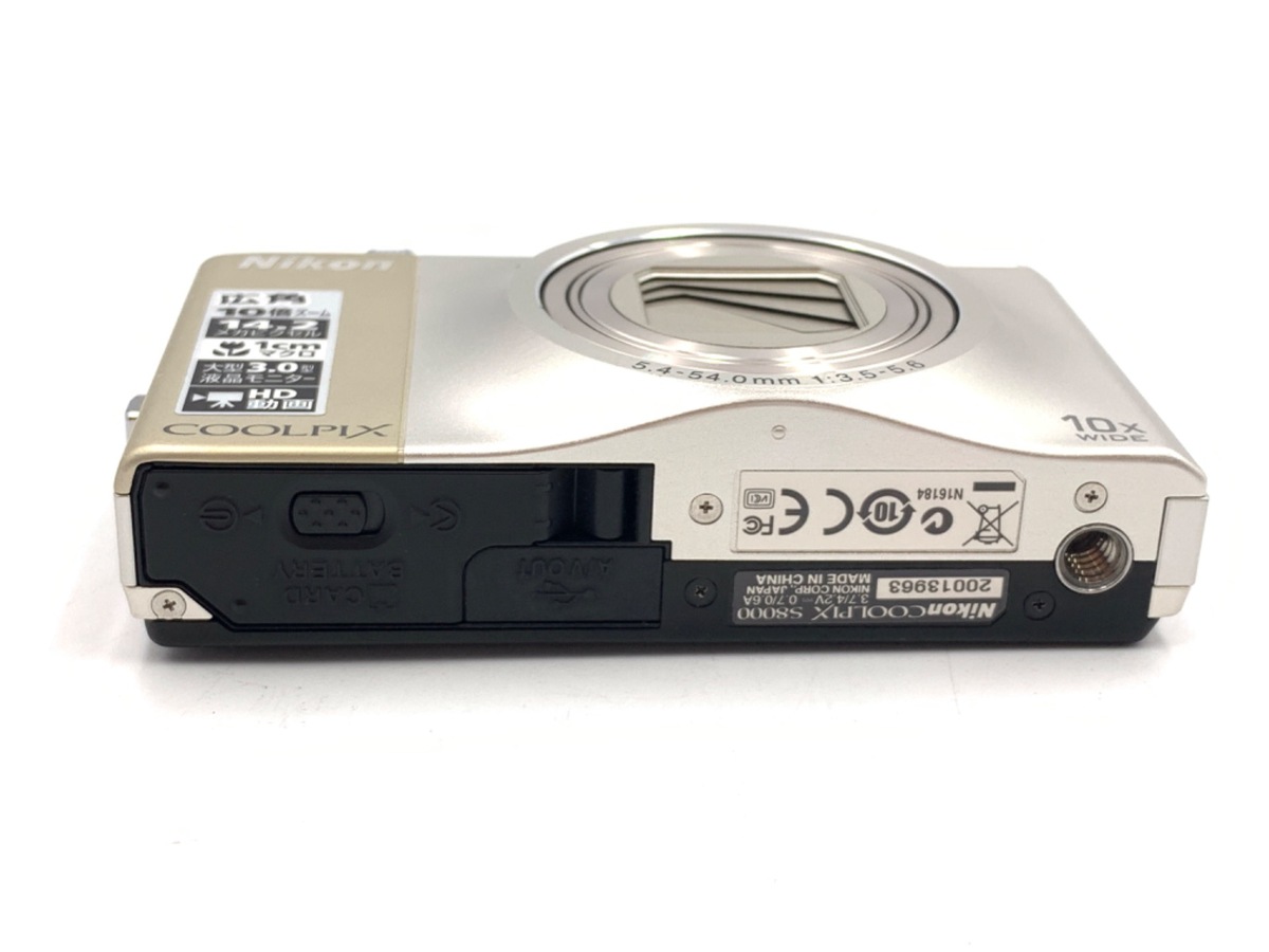 中古：B(並品)】ニコン COOLPIX S8000 シャンパンシルバー | 2446510028260