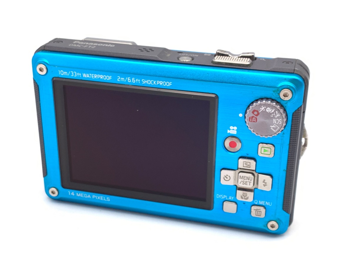 中古】パナソニック LUMIX DMC-FT2-A スプラッシュブルー｜｜カメラの