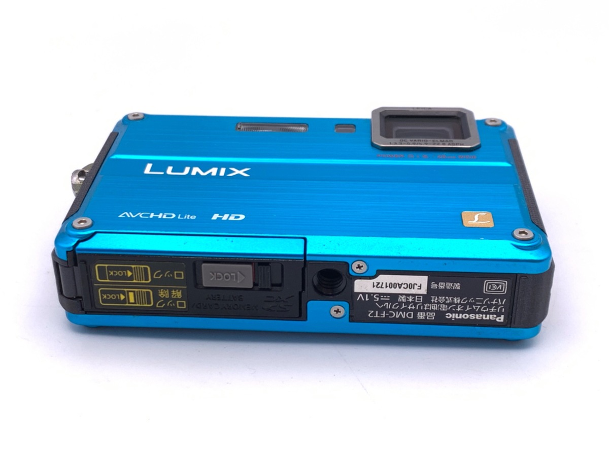 中古】パナソニック LUMIX DMC-FT2-A スプラッシュブルー｜｜カメラの