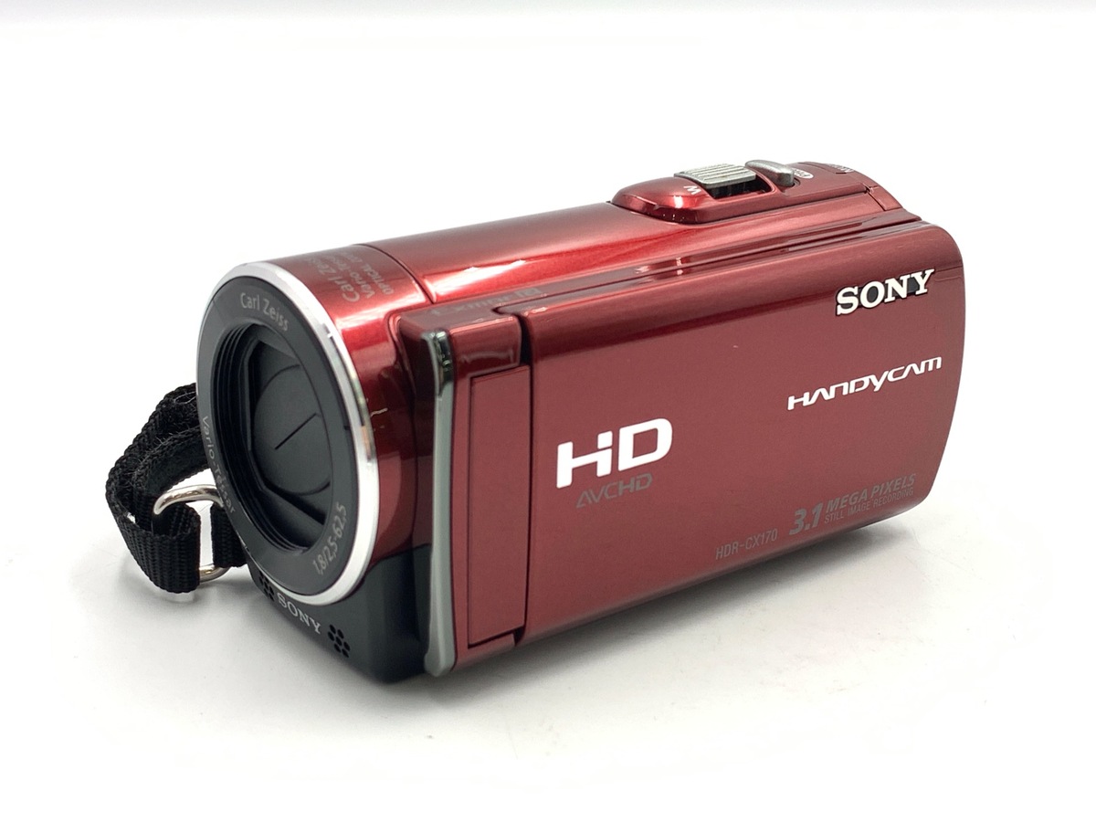 SONY ビデオカメラ　ハンディカム　HDR-CX170 充電器　レッド　動作品 中古】ソニー HDR-CX170 レッド｜｜カメラのキタムラネットショップ
