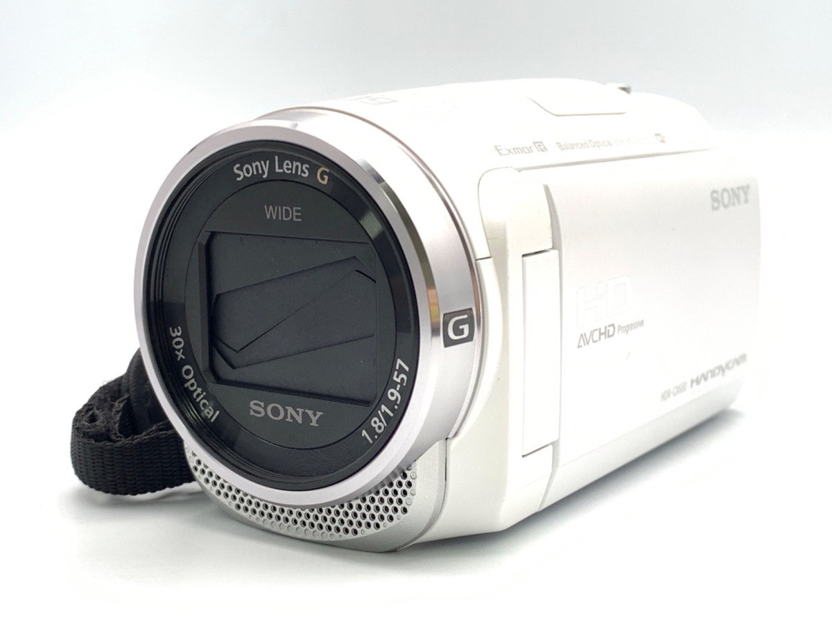 中古】ソニー デジタルHDビデオカメラレコーダー HDR-CX680 W ホワイト