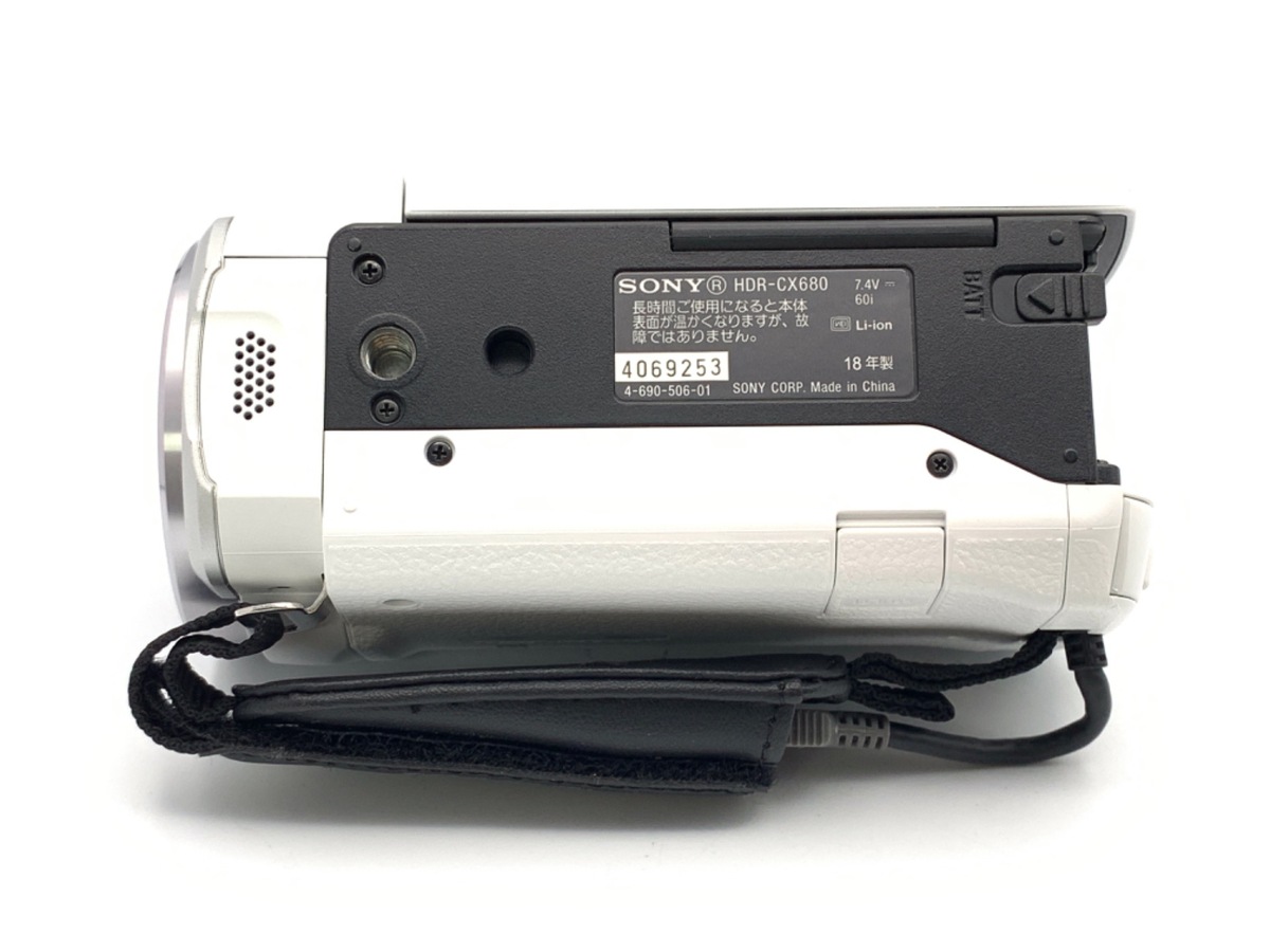 中古】ソニー デジタルHDビデオカメラレコーダー HDR-CX680 W ホワイト