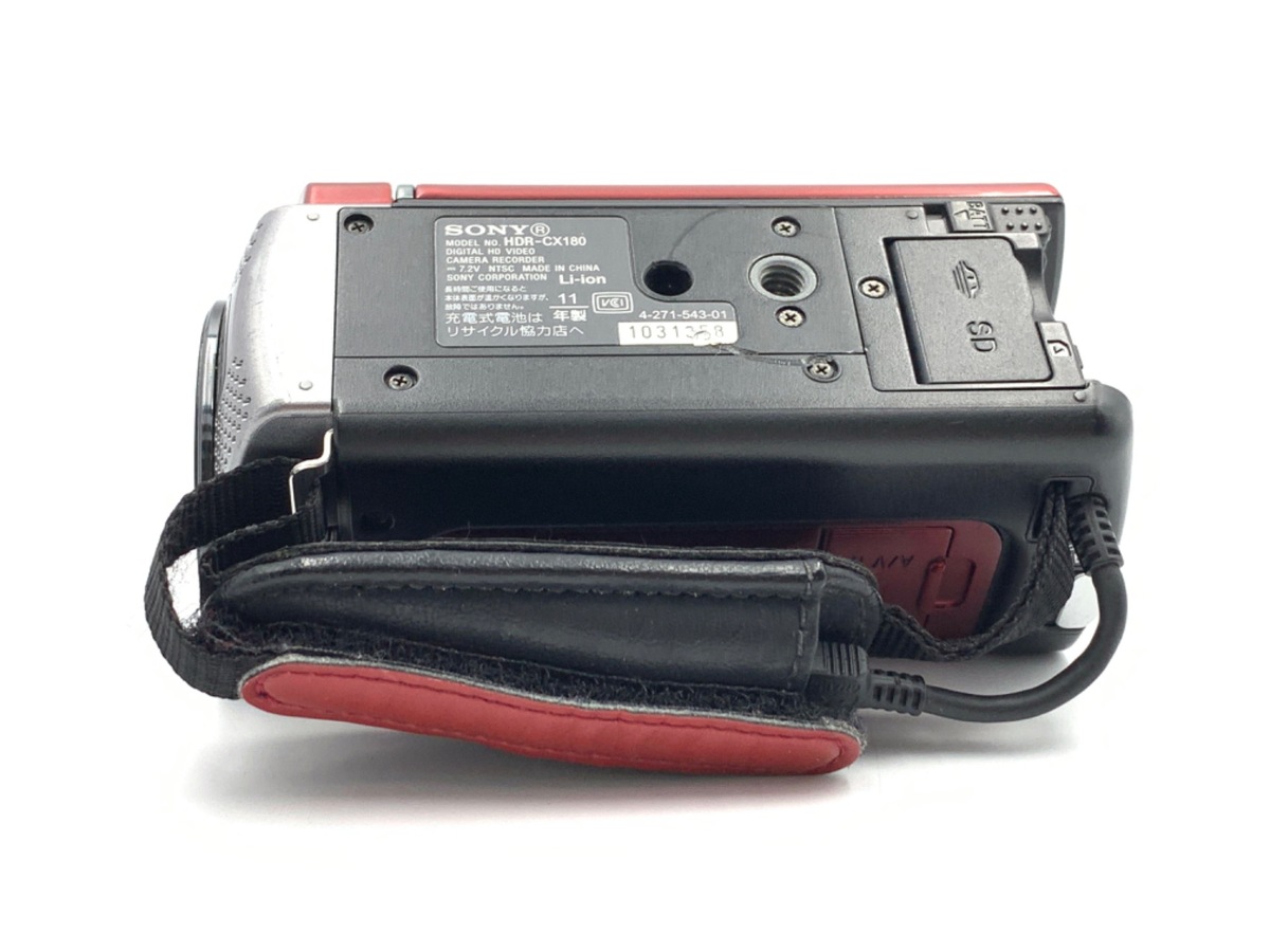【中古】ソニー HDR-CX180（レッド）