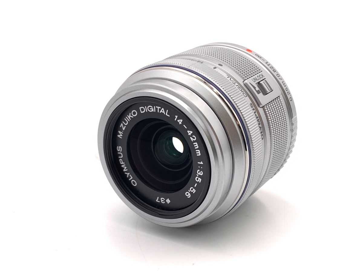 中古】オリンパス M.ZUIKO DIGITAL 14-42mm F3.5-5.6 II R シルバー