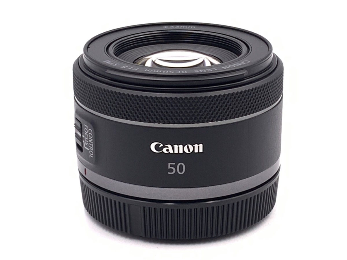 【中古】Canon RF50mm F1.8 STM＋純正フード・ポーチセット 2点セット ES-65B 互換 RF50mm F1.8 STM 対応 レンズフード と