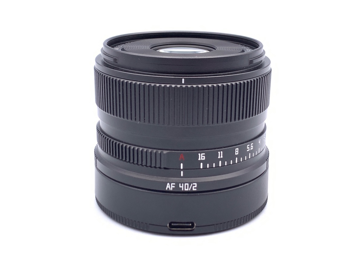 中古：B(並品)】銘匠光学 TTArtisan AF 40mm F2 Lマウント用 ブラック