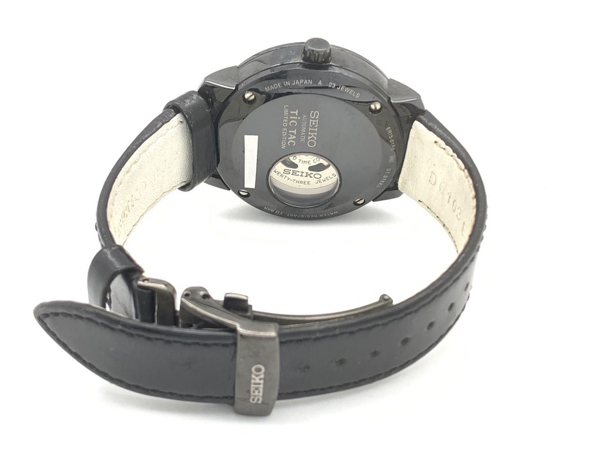 セイコー ムービングデザイン ホワイト SCBS029/6R15-01P0 ステンレススティール TicTac100本限定