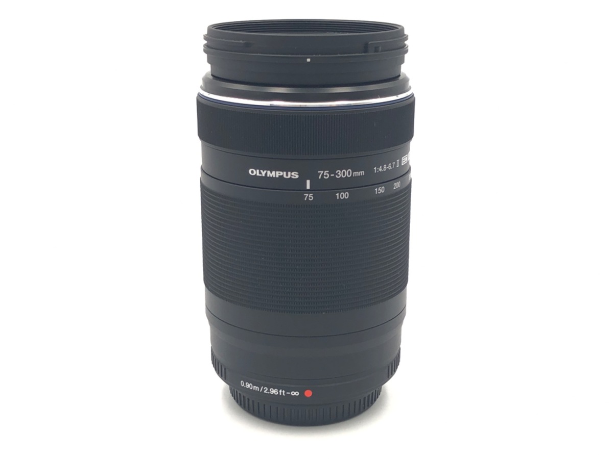 【美品・超望遠】 M.ZUIKO 75-300mm II 軽量 M.ZUIKO DIGITAL ED 75-300mm F4.8-6.7 II [ブラック] 中古価格比較