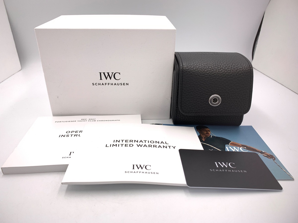 IWC ポルトギーゼ ヨットクラブ ブルー IW390704 ステンレススティール オールバー・ブラウン