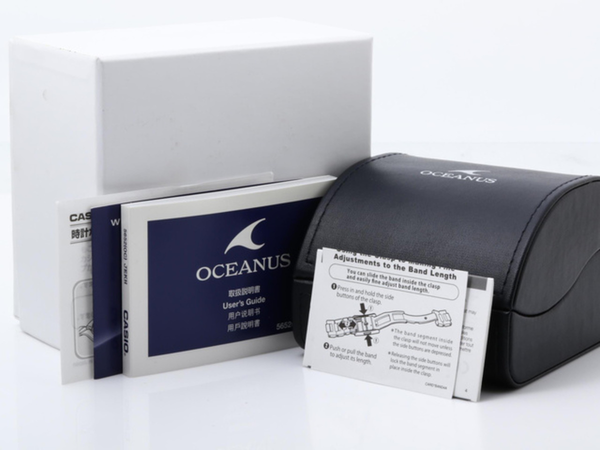 カシオ オシアナス ブルー OCW-T4000CL-2AJF チタン