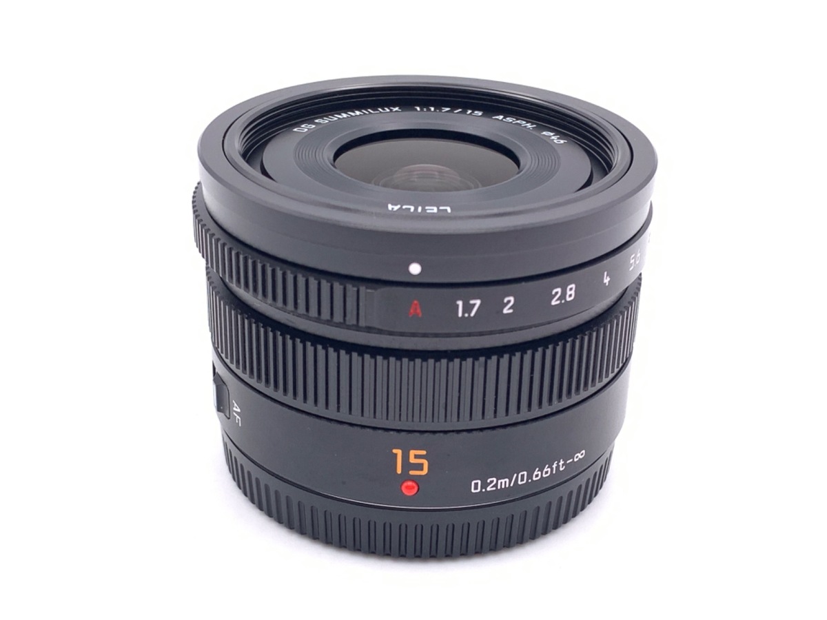 LEICA DG SUMMILUX 15mm/F1.7 ASPH. H-X015-K [ブラック] 中古価格比較