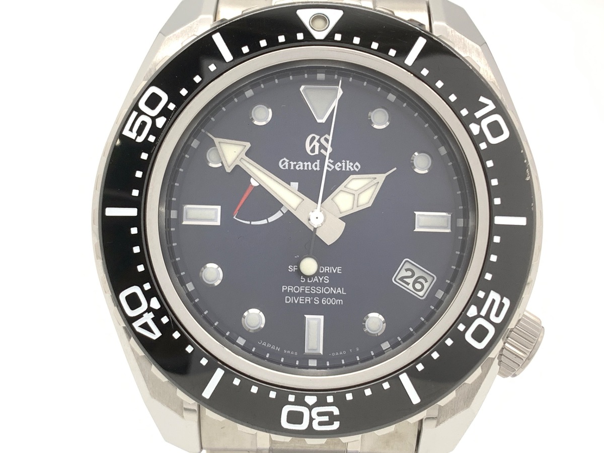 グランドセイコー スプリングドライブ ブルー SLGA001/9RA5-0AA0 チタン