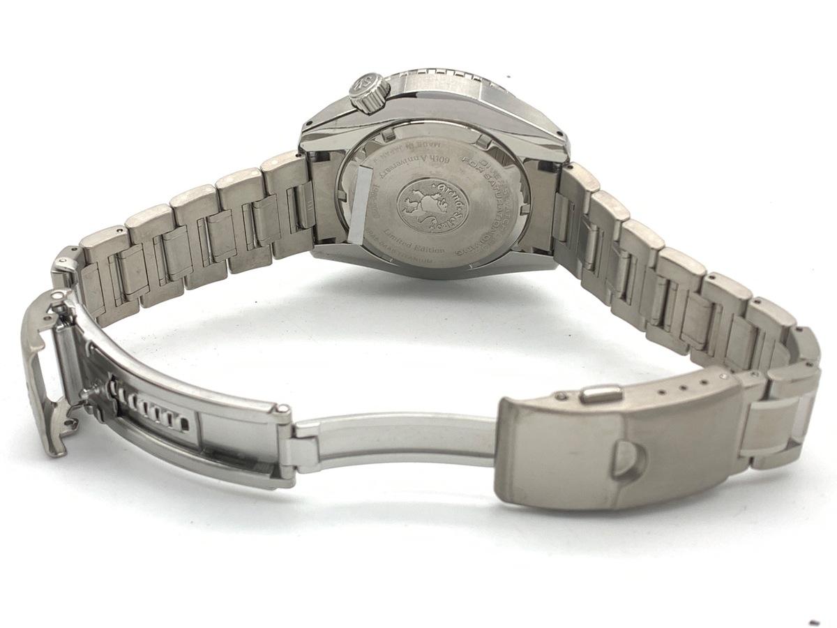 グランドセイコー スプリングドライブ ブルー SLGA001/9RA5-0AA0 チタン