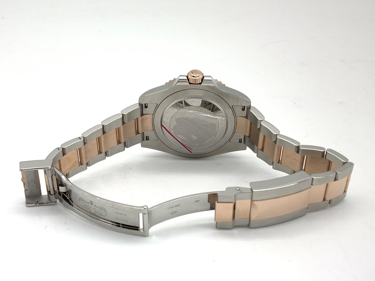 ロレックス(ROLEX) GMTマスターII ブラック 126711CHNR ステンレススティール/ローズゴールド オイスターブレス ブラック/ブルーベゼル