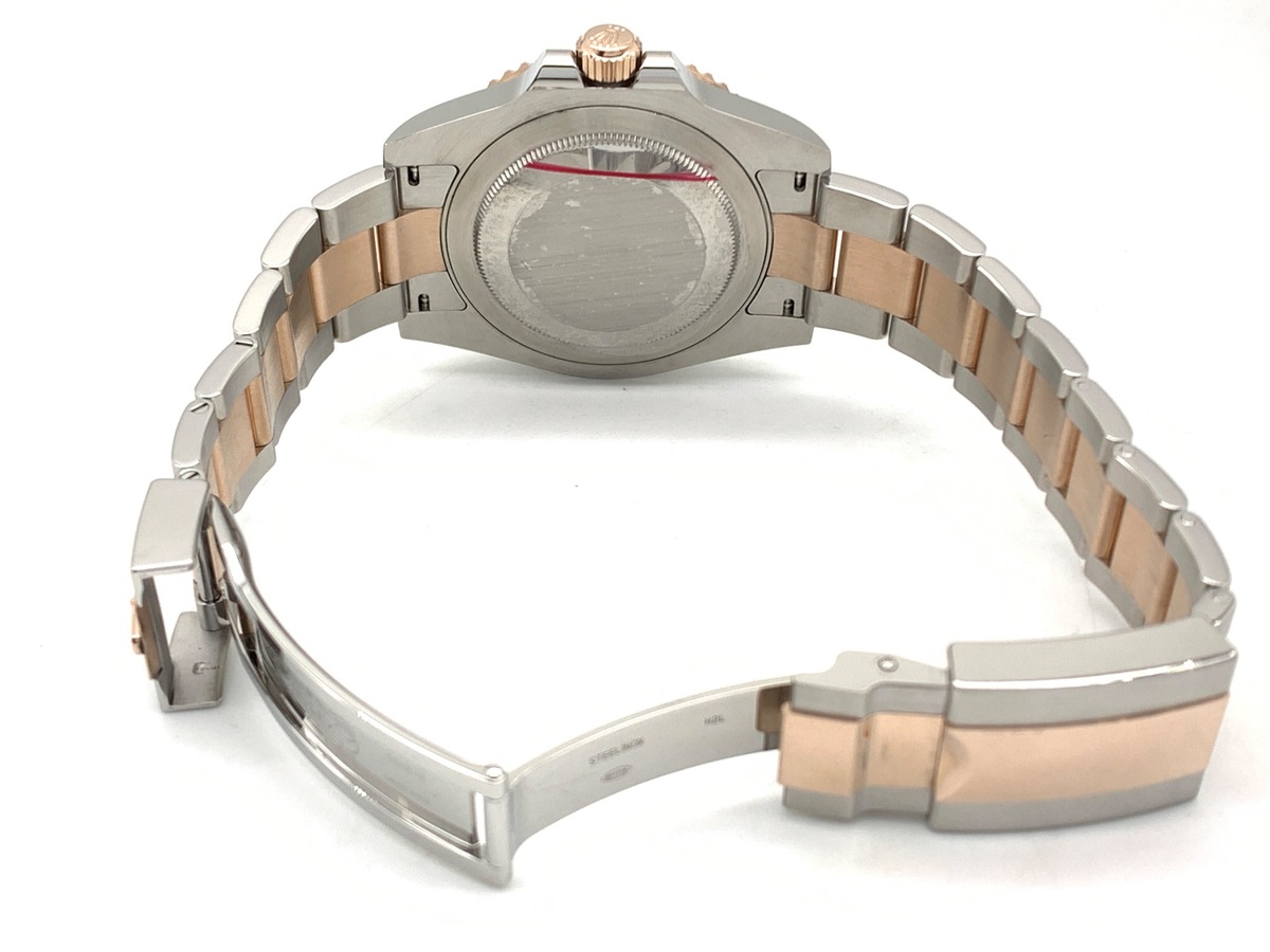 ロレックス(ROLEX) GMTマスターII ブラック 126711CHNR ステンレススティール/ローズゴールド オイスターブレス ブラック/ブルーベゼル