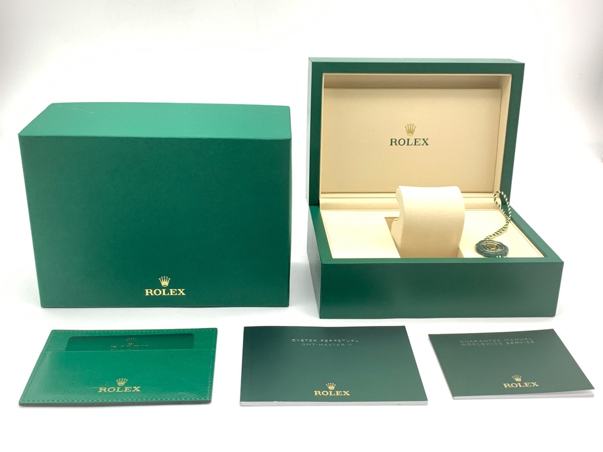 ロレックス(ROLEX) GMTマスターII ブラック 126711CHNR ステンレススティール/ローズゴールド オイスターブレス ブラック/ブルーベゼル