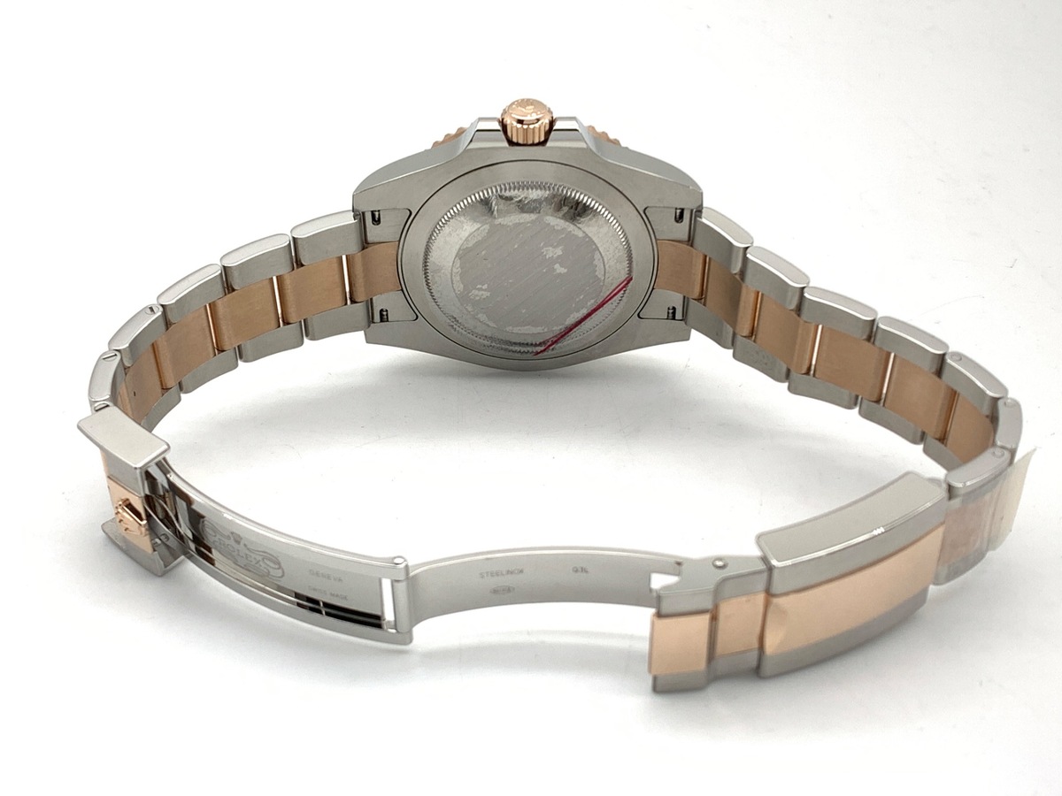 ロレックス(ROLEX) GMTマスターII ブラック 126711CHNR ステンレススティール/ローズゴールド オイスターブレス ブラック/ブルーベゼル