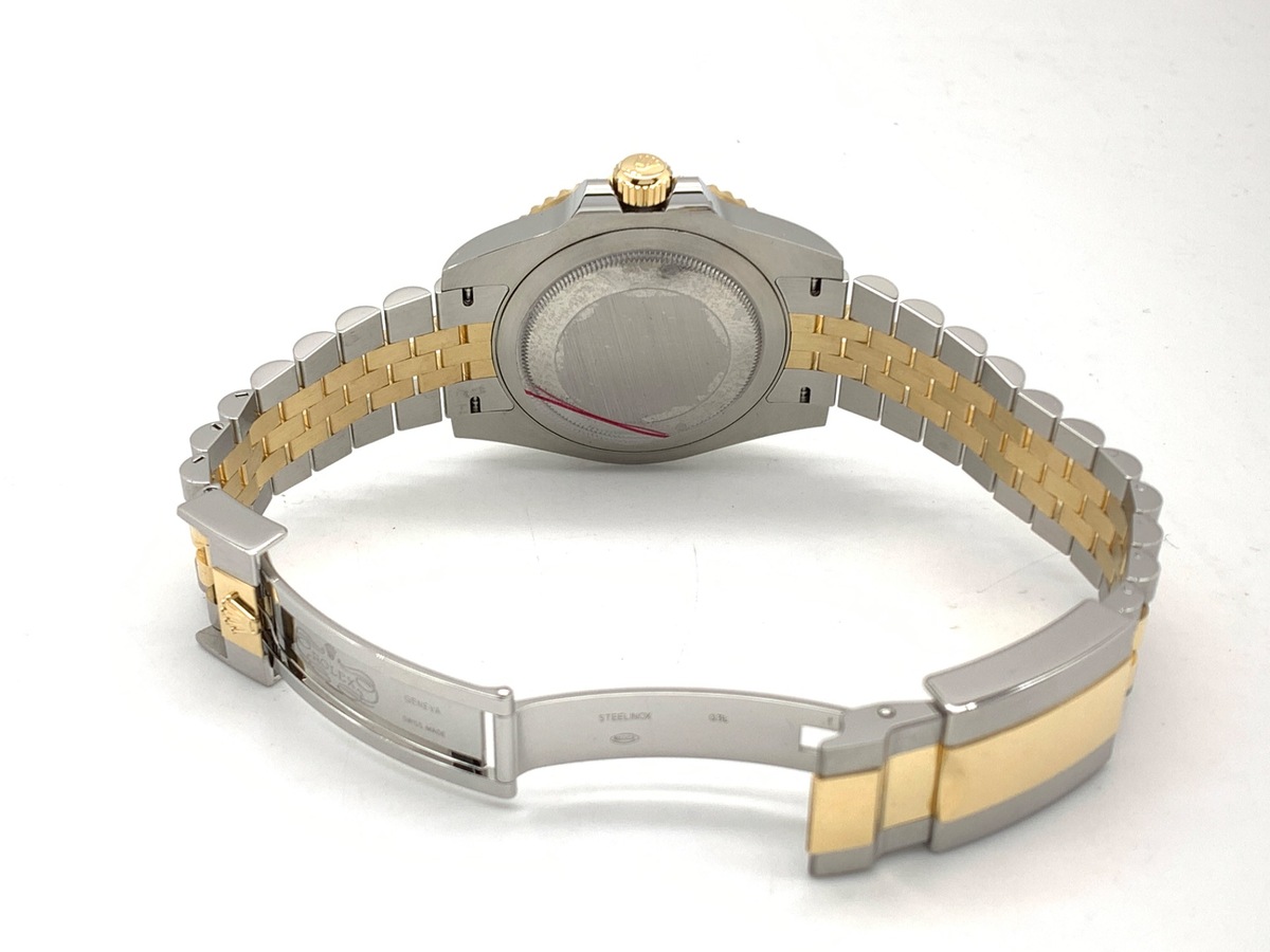 ロレックス(ROLEX) GMTマスターII ブラック 126713GRNR ステンレススティール/イエローゴールド ジュビリーブレス