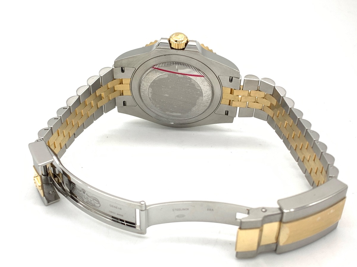 ロレックス(ROLEX) GMTマスターII ブラック 126713GRNR ステンレススティール/イエローゴールド ジュビリーブレス