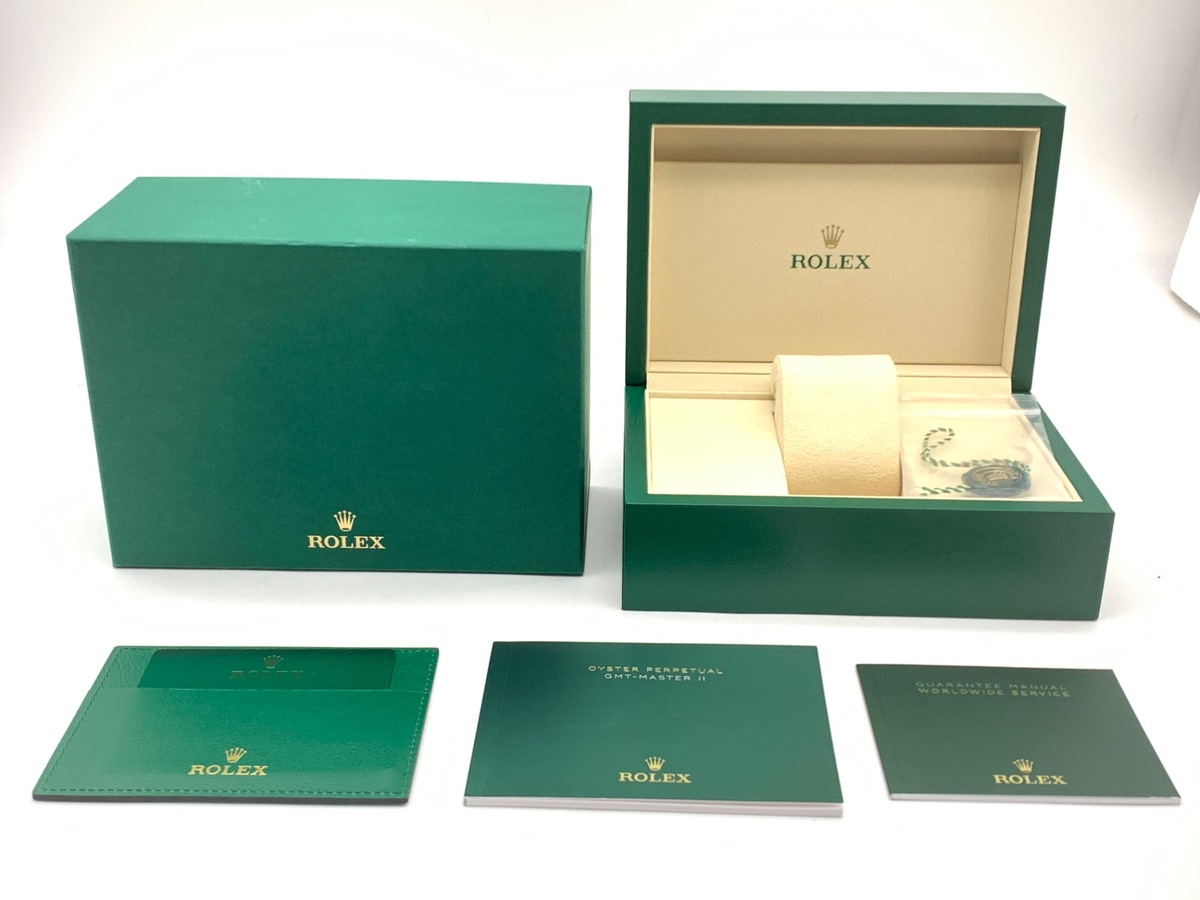 ロレックス(ROLEX) GMTマスターII ブラック 126713GRNR ステンレススティール/イエローゴールド ジュビリーブレス