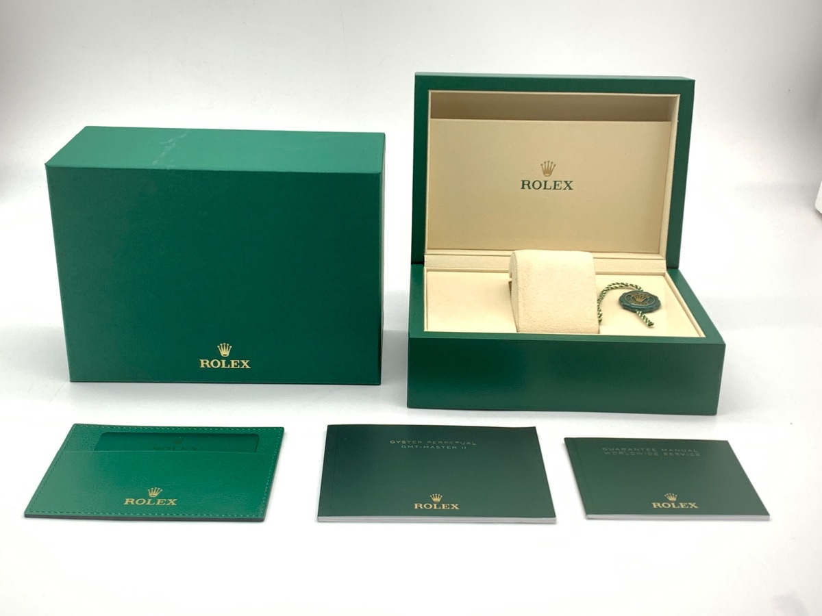 ロレックス(ROLEX) GMTマスターII ブラック 126713GRNR ステンレススティール/イエローゴールド ジュビリーブレス