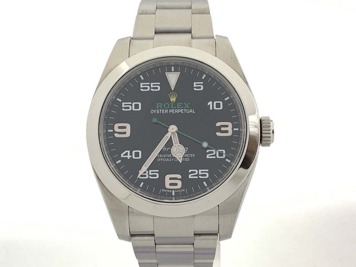 ロレックス(ROLEX) エアキング ブラック 116900 ステンレススティール