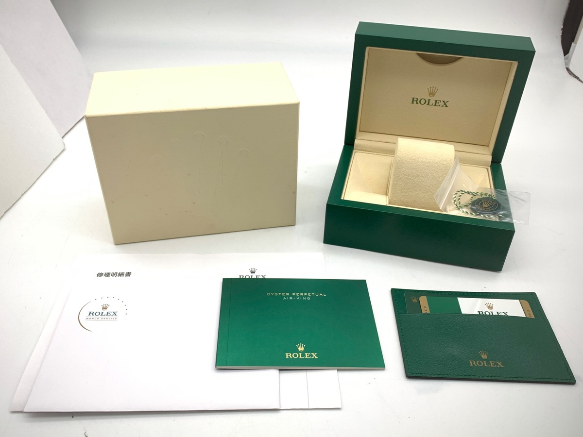 ロレックス(ROLEX) エアキング ブラック 116900 ステンレススティール