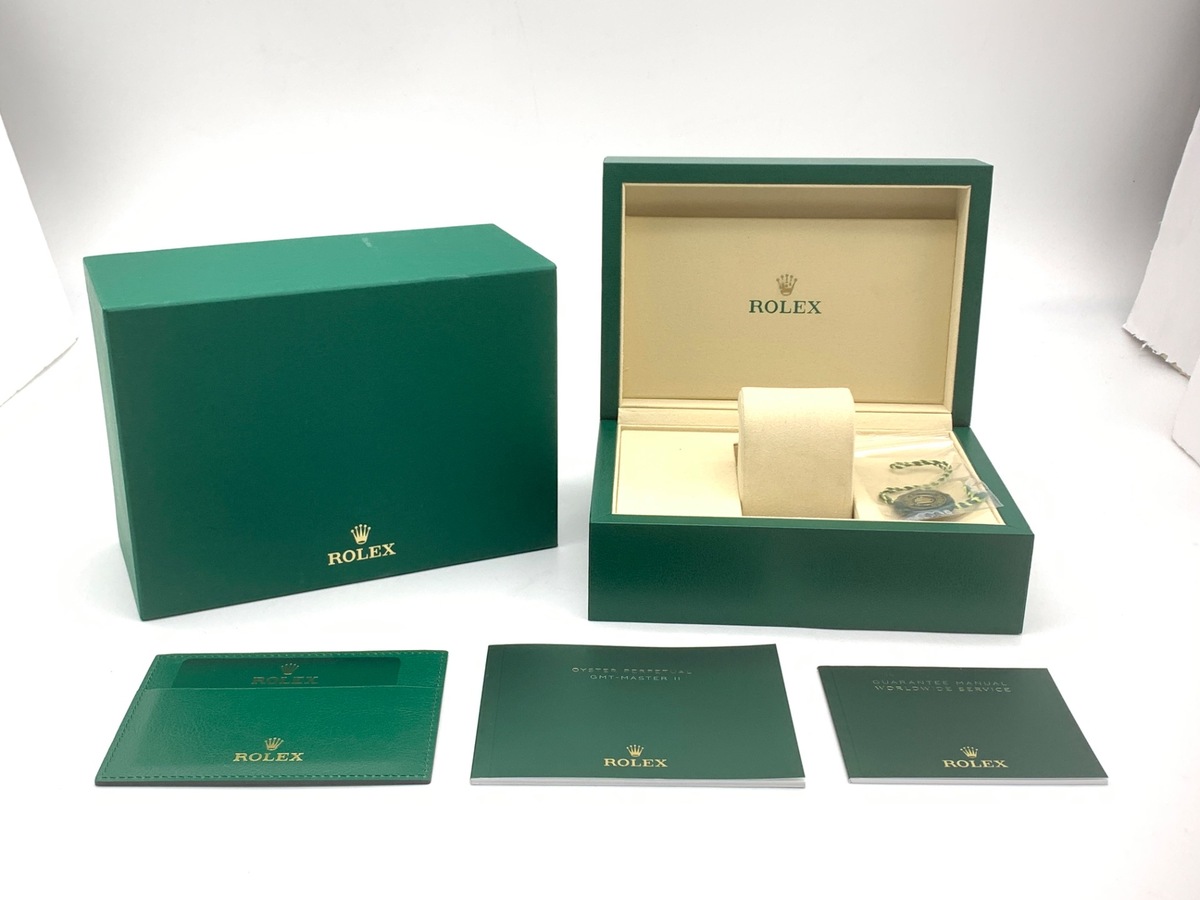 ロレックス(ROLEX) GMTマスターII ブラック 126710BLRO ステンレススティール ブルー/レッドベゼル ジュビリーブレス ブルー/レッドベゼル