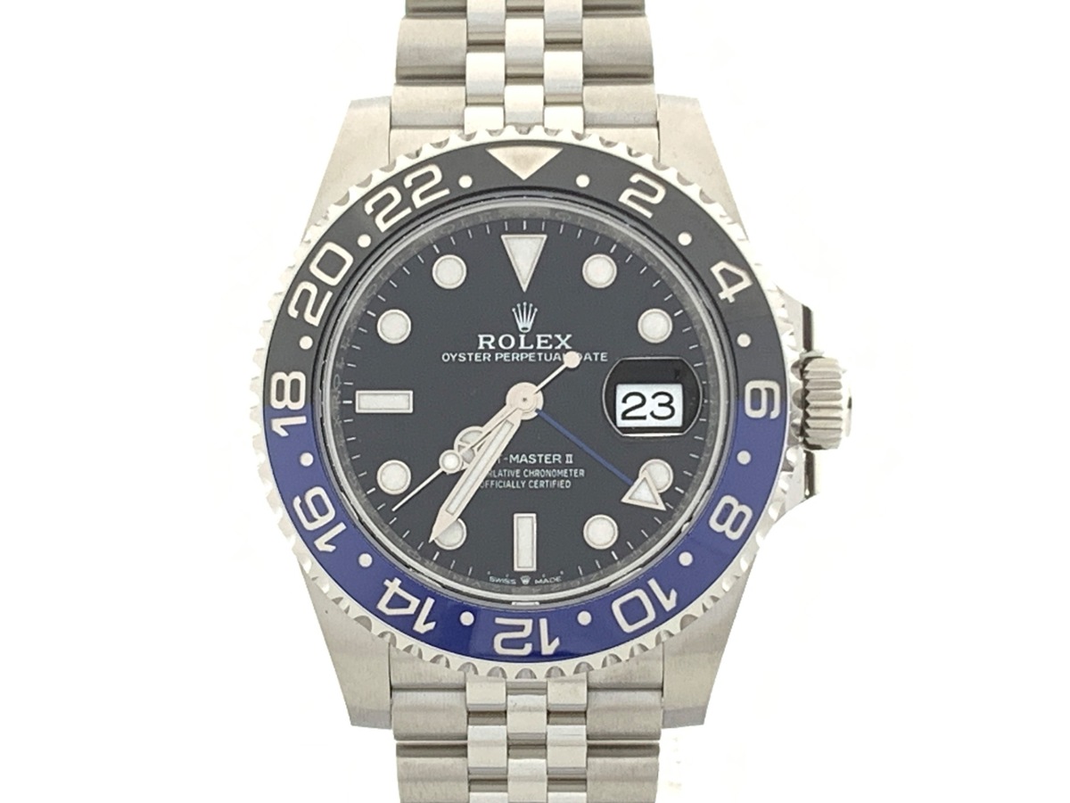 ロレックス(ROLEX) GMTマスターII ブラック 126710BLNR ステンレススティール ジュビリーブレス ブラック/ブルーベゼル