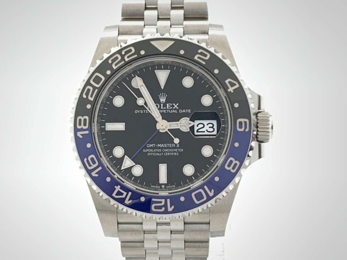 ロレックス(ROLEX) GMTマスターII ブラック 126710BLNR ステンレススティール ジュビリーブレス ブラック/ブルーベゼル