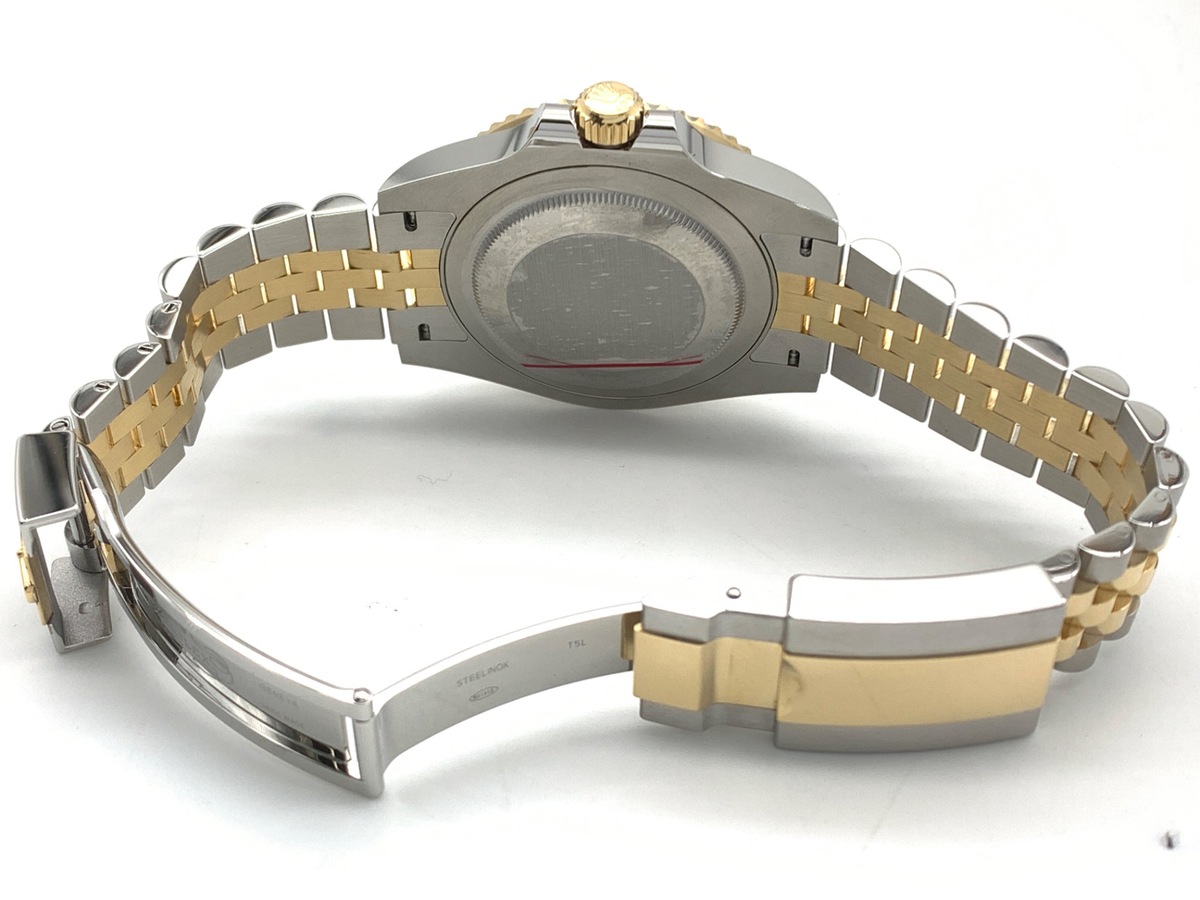 ロレックス(ROLEX) GMTマスターII ブラック 126713GRNR ステンレススティール/イエローゴールド ジュビリーブレス