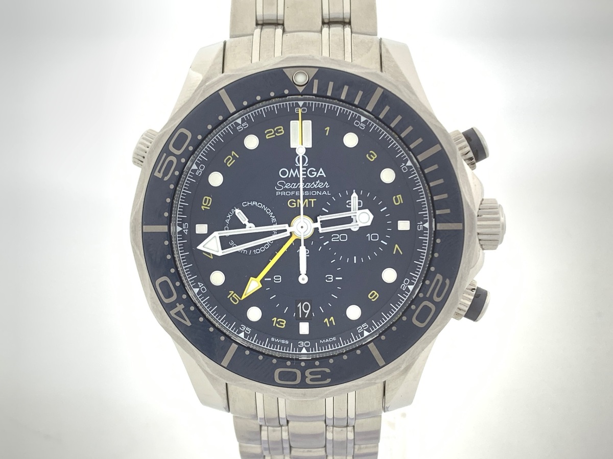 オメガ(OMEGA) シーマスター ダイバー300M ブルー/イエロー 212.30.44.52.03.001 ステンレススティール