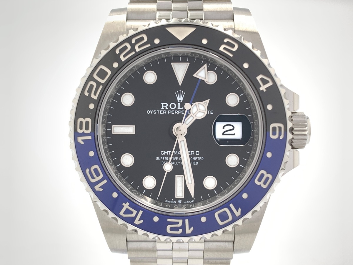 GMTマスターII 126710BLNR ブラック ブラック/ ブルーベゼル ジュビリーブレス