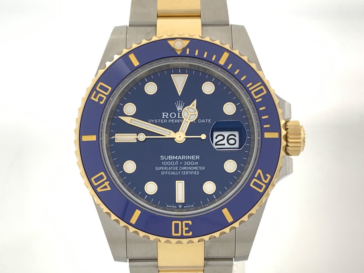 ロレックス(ROLEX) サブマリーナー デイト ブルー 126613LB ステンレススティール/イエローゴールド