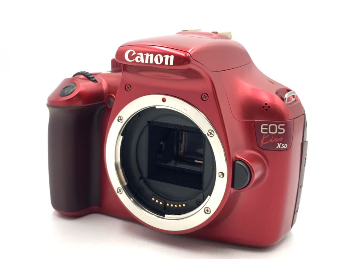 中古：B(並品)】キヤノン EOS Kiss X50 ボディ レッド | 2447020165094