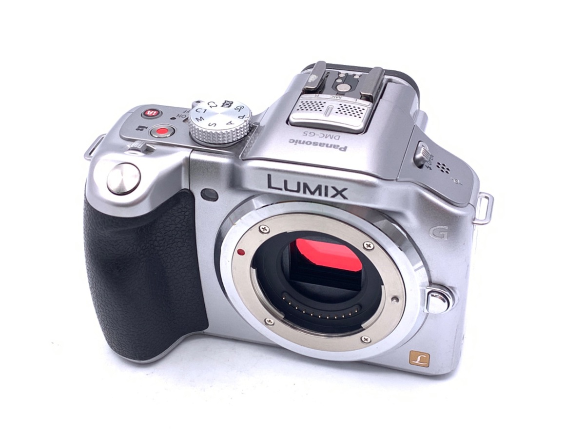 中古】Panasonic パナソニック LUMIX DMC-G5 シルバー ミラーレス一眼