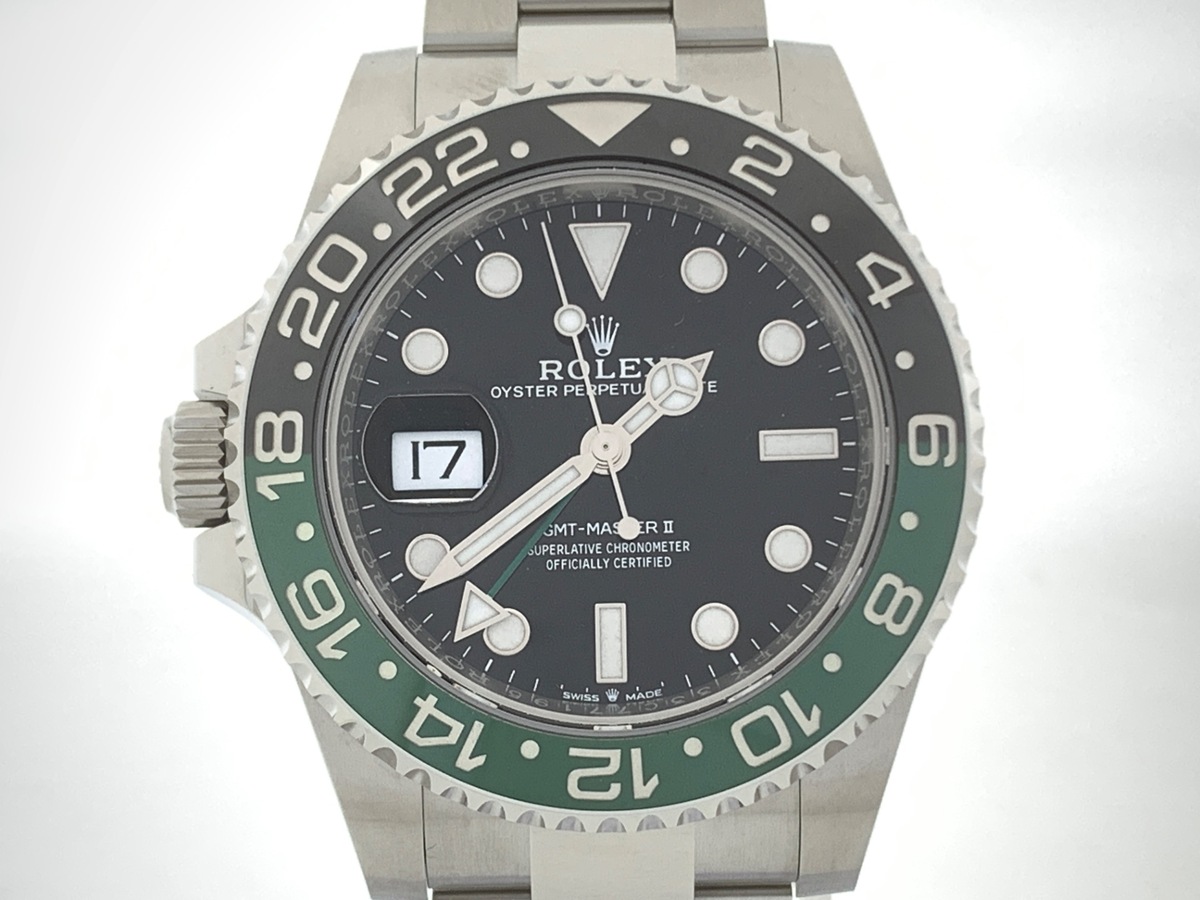 ロレックス(ROLEX) GMTマスターII ブラック 126720VTNR ステンレススティール オイスターブレス