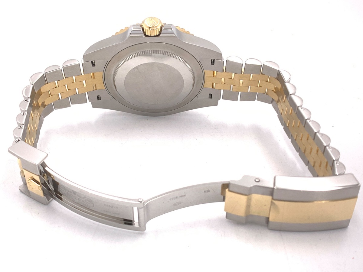 ロレックス(ROLEX) GMTマスターII ブラック 126713GRNR ステンレススティール/イエローゴールド ジュビリーブレス