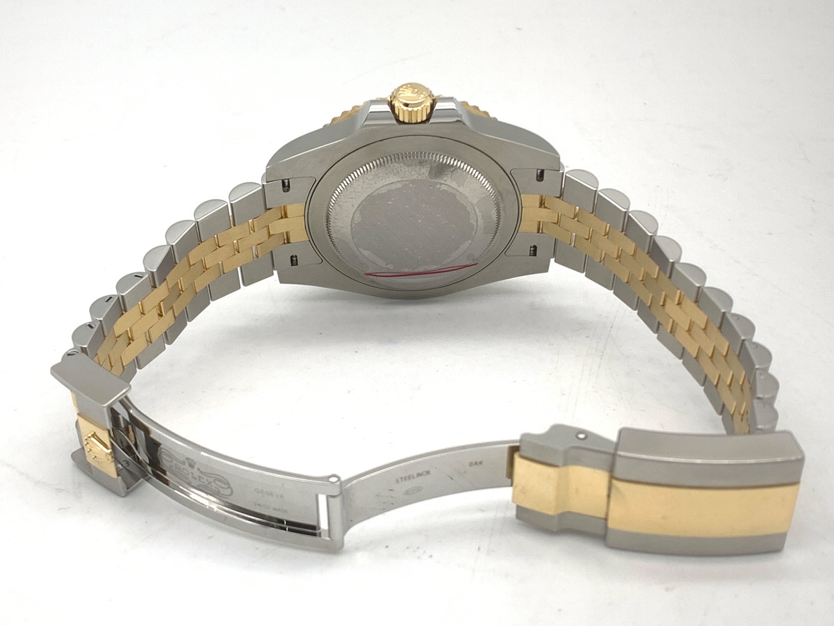 ロレックス(ROLEX) GMTマスターII ブラック 126713GRNR ステンレススティール/イエローゴールド ジュビリーブレス