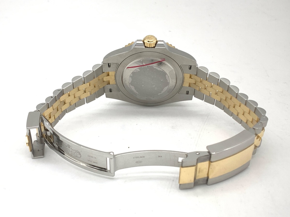 ロレックス(ROLEX) GMTマスターII ブラック 126713GRNR ステンレススティール/イエローゴールド ジュビリーブレス