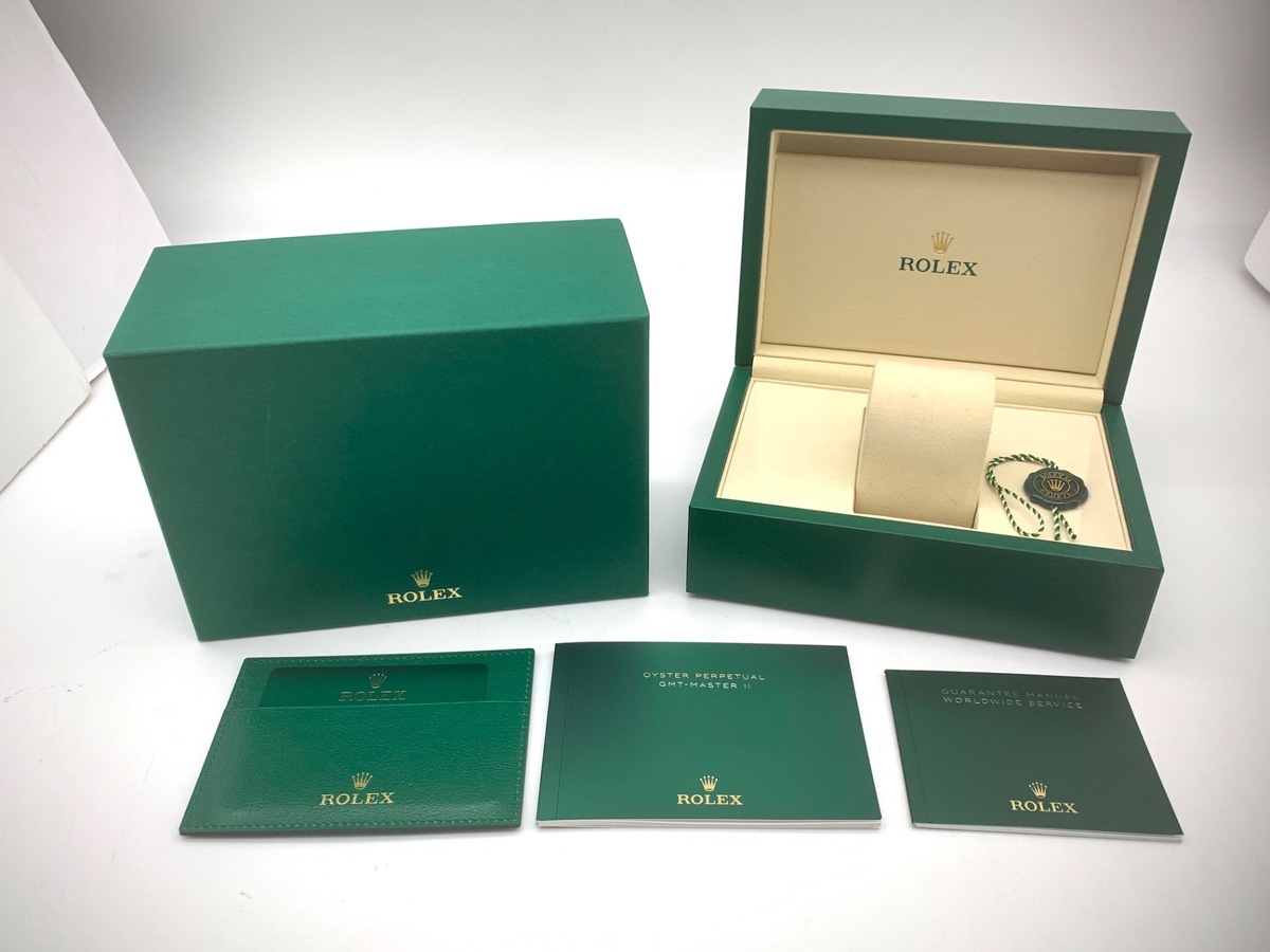 ロレックス(ROLEX) GMTマスターII ブラック 126713GRNR ステンレススティール/イエローゴールド ジュビリーブレス