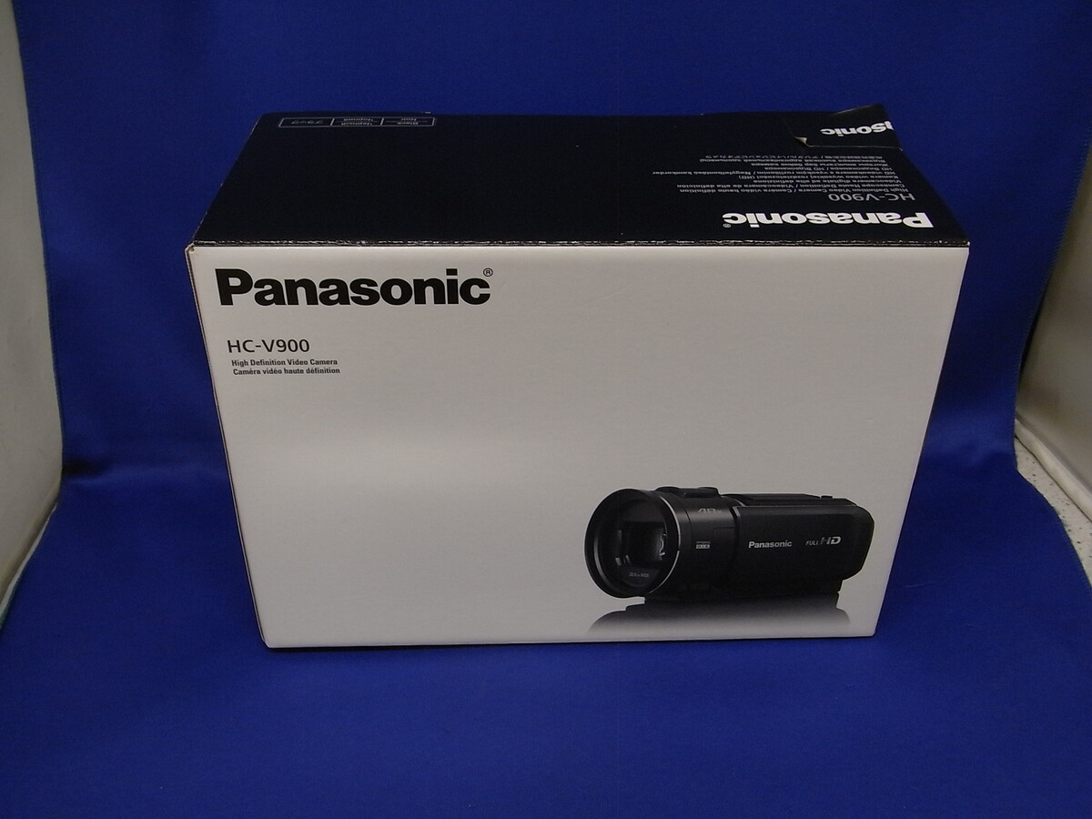 中古】パナソニック デジタルビデオカメラ HC-V900-K ビーズブラック