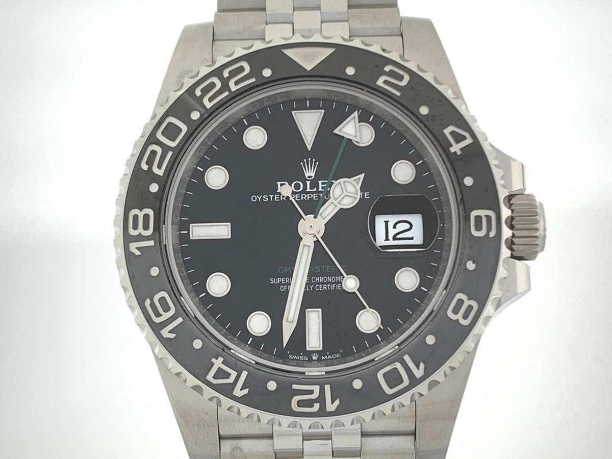 ロレックス(ROLEX) GMTマスターII ブラック 126710GRNR ステンレススティール ジュビリーブレス