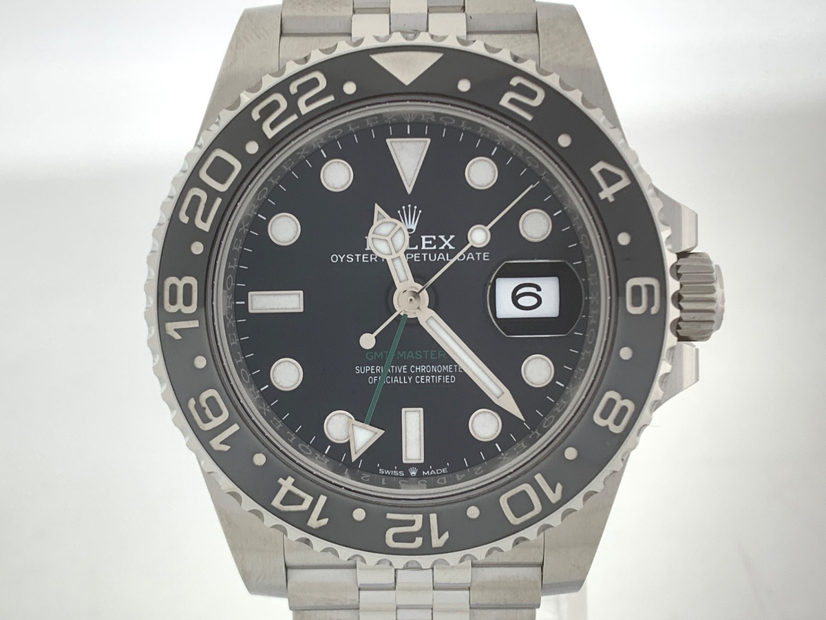 ロレックス(ROLEX) GMTマスターII ブラック 126710GRNR ステンレススティール ジュビリーブレス