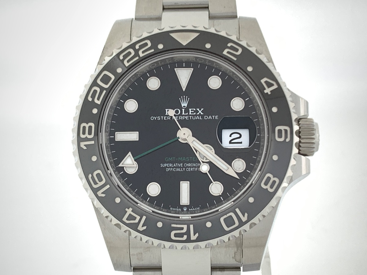 ロレックス(ROLEX) GMTマスターII ブラック 126710GRNR ステンレススティール オイスターブレス
