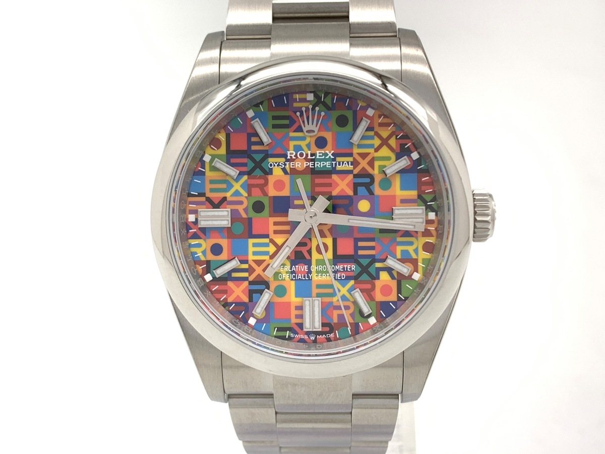 ロレックス(ROLEX) オイスターパーペチュアル 36 マルチカラー 126000 ステンレススティール ジュビリーモチーフ