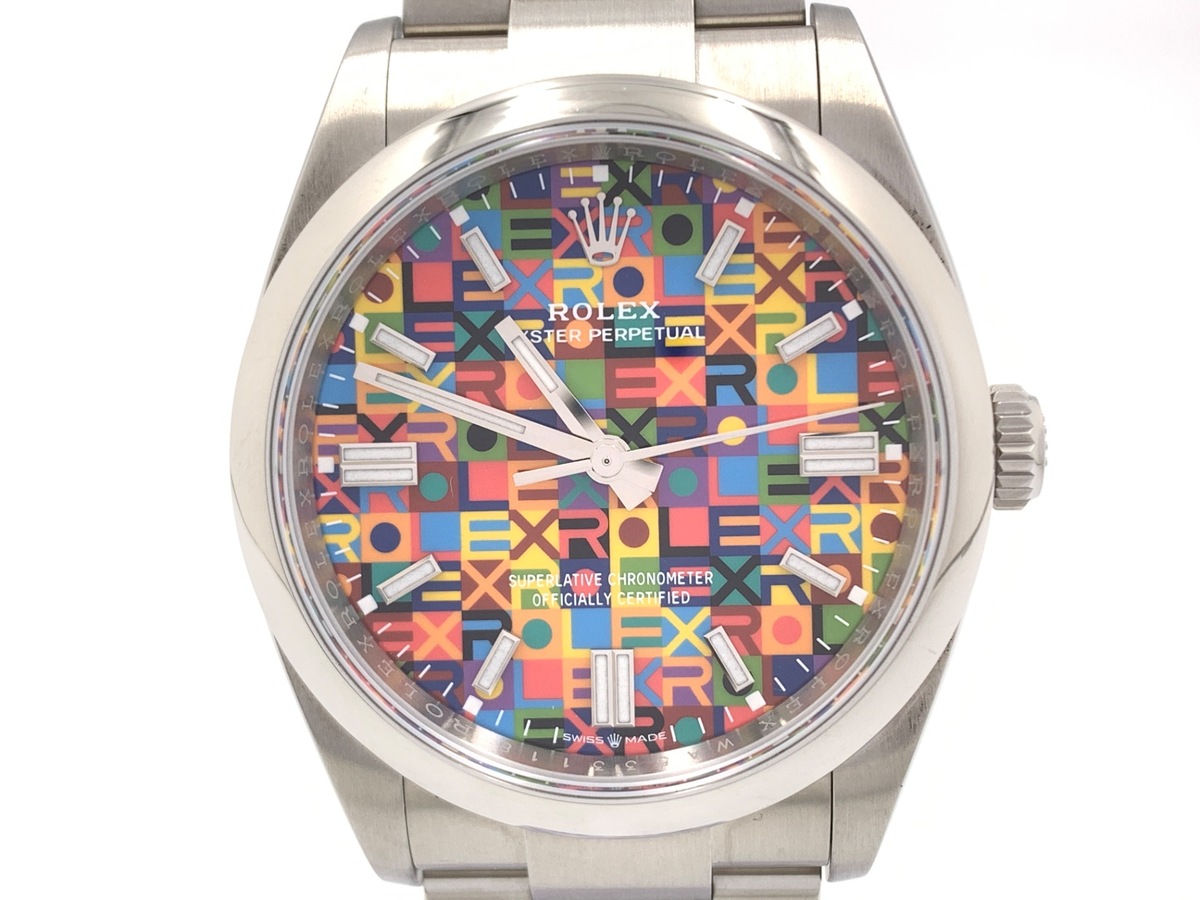 ロレックス(ROLEX) オイスターパーペチュアル 36 マルチカラー 126000 ステンレススティール ジュビリーモチーフ