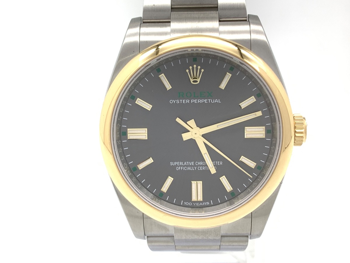 ロレックス(ROLEX) オイスターパーペチュアル 36 スレート [グレー系] 126003 ステンレススティール/イエローゴールド